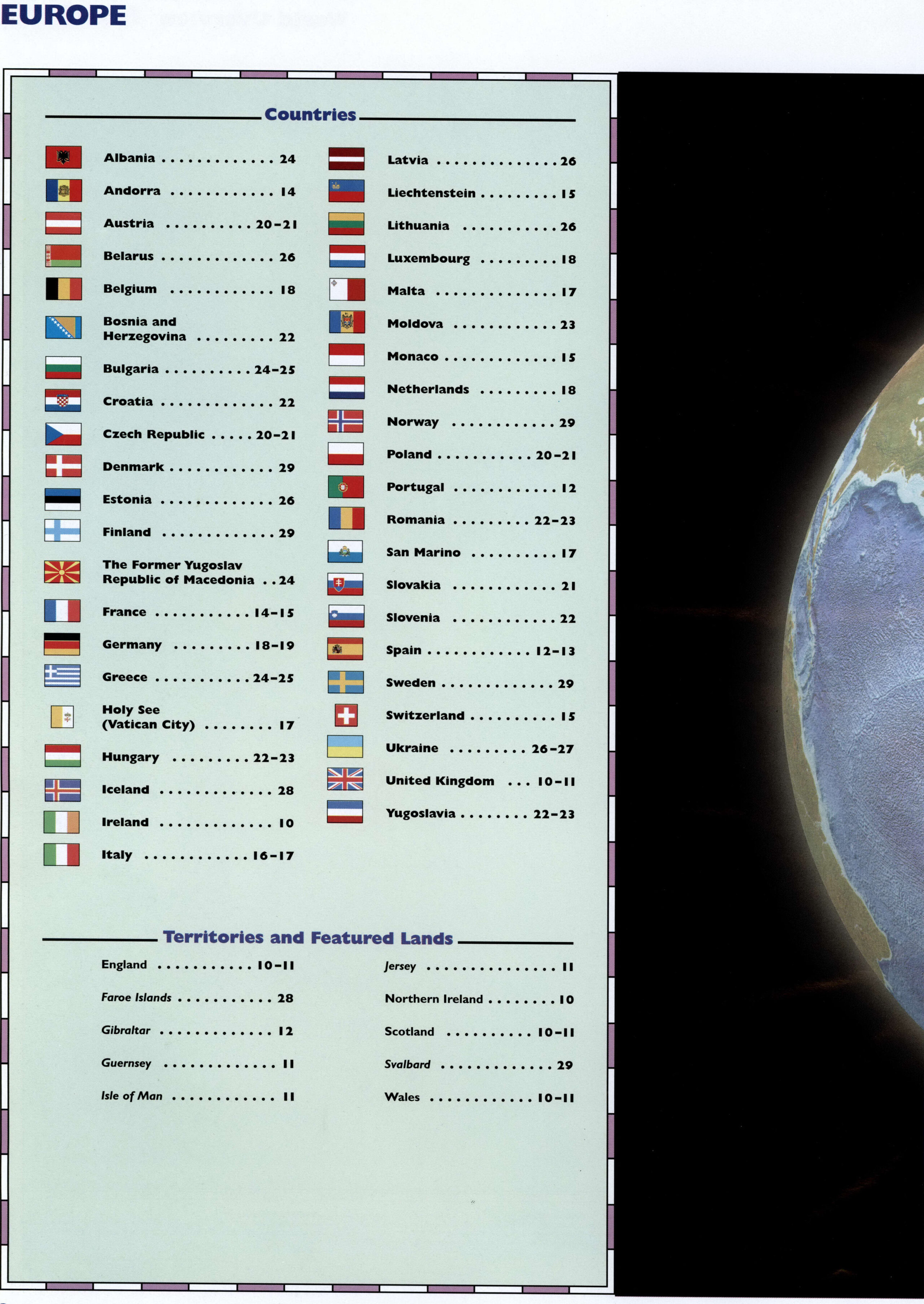 List of European countries