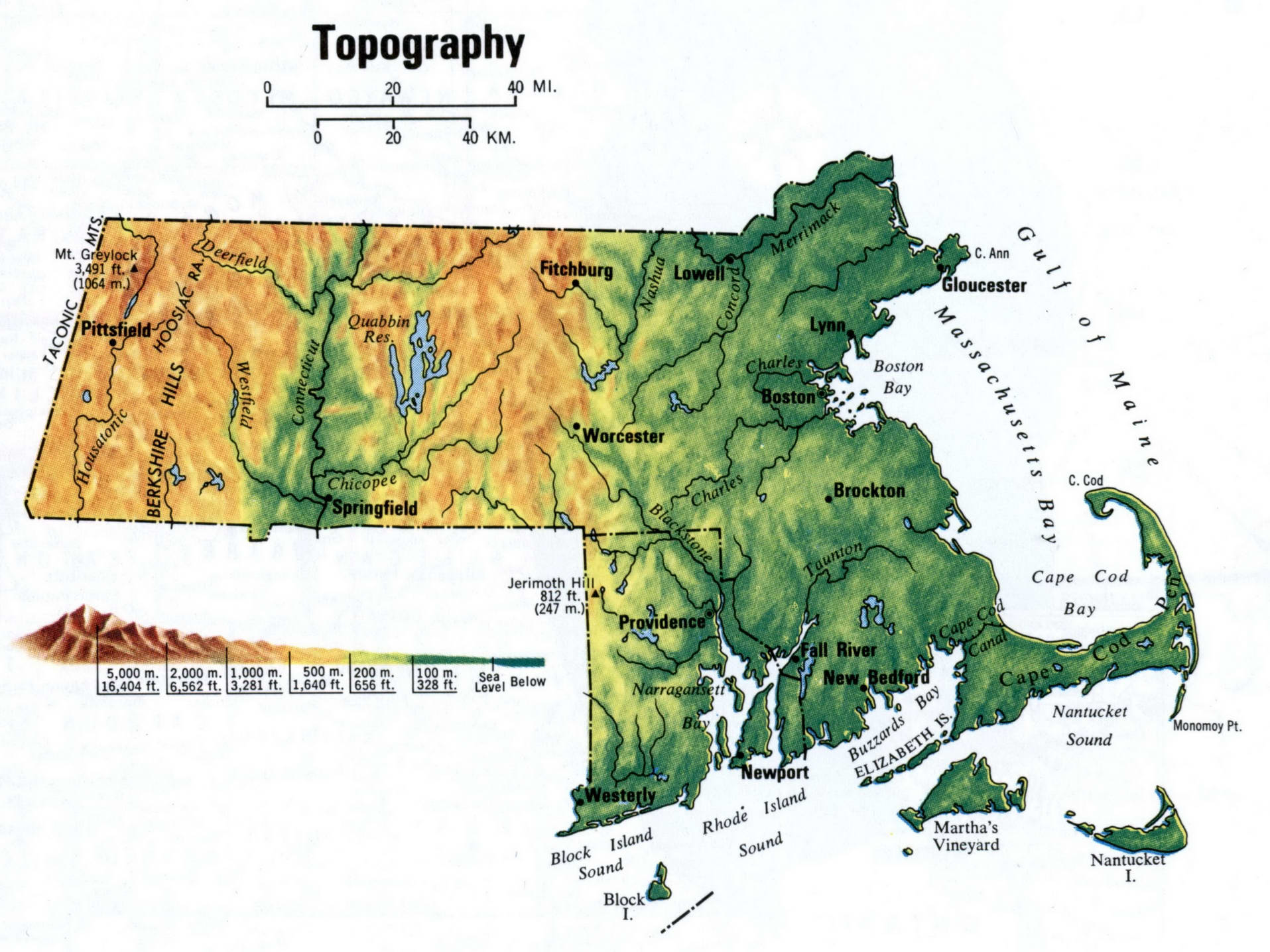 Minnesota topographical map