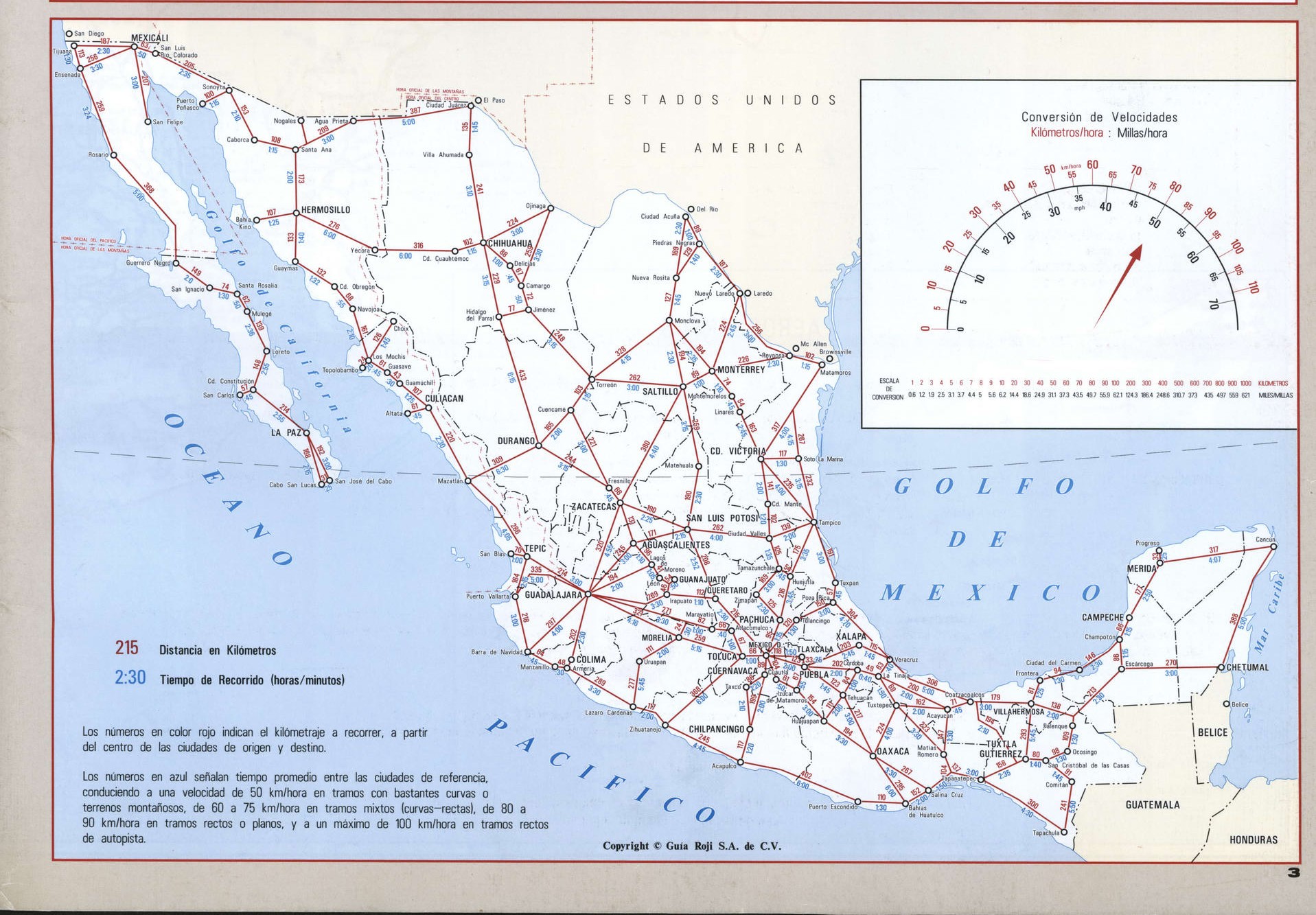 Cities Mexico map