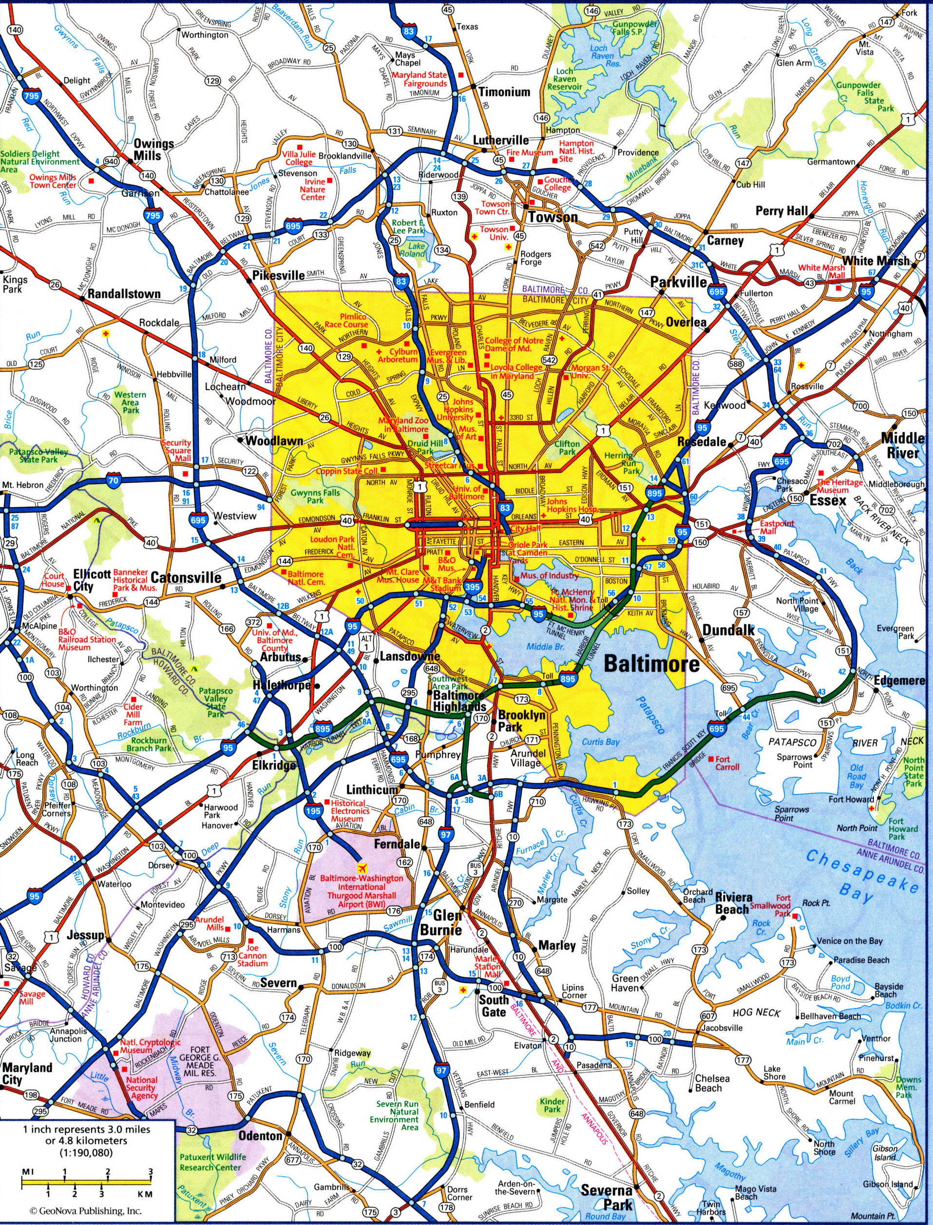 map of baltimore md area        <h3 class=