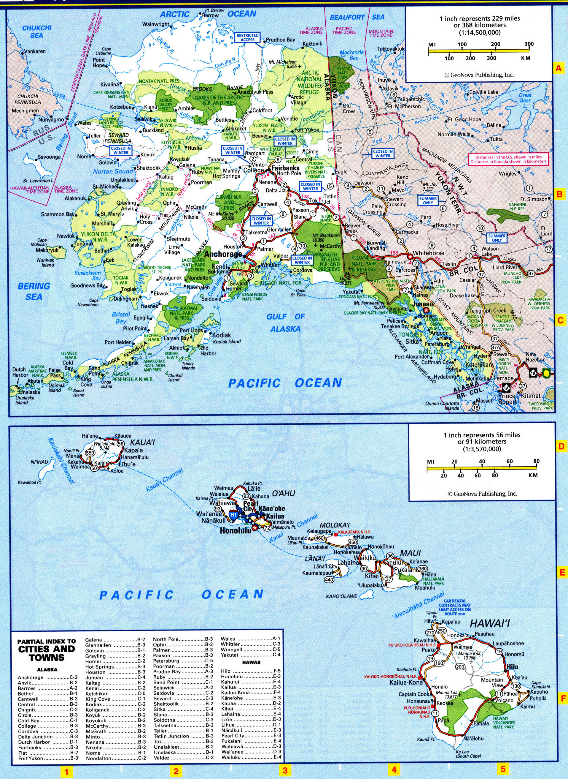 Alaska highway map