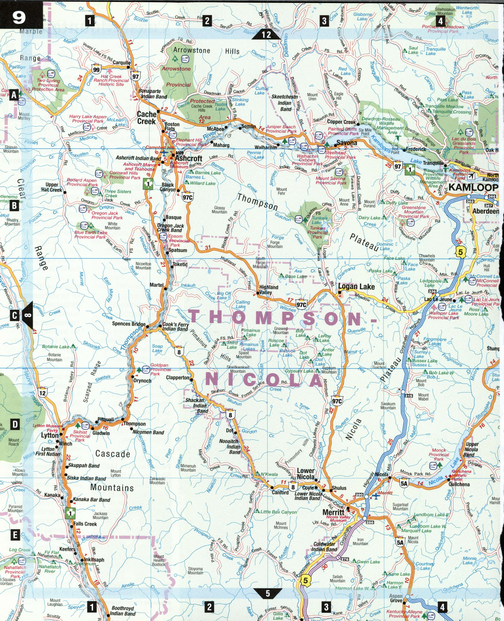 Thompson Nicola map