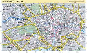 Map central London