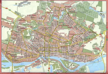 Map of Rostov-on-Don for Drivers