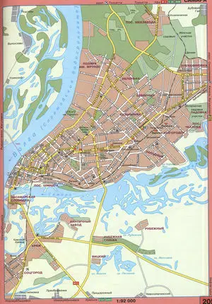 Samara Street Map for Drivers