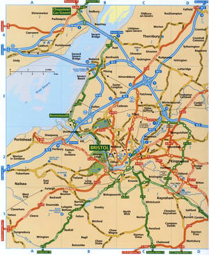Bristol Area Map for Drivers
