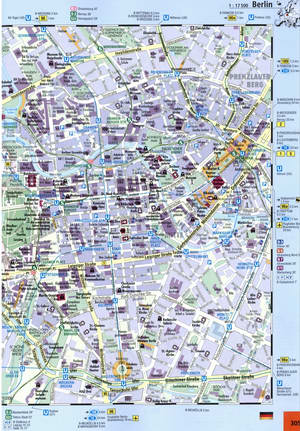 high-quality map of Berlin