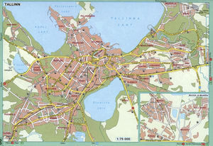 Tallinn Street Map for Drivers