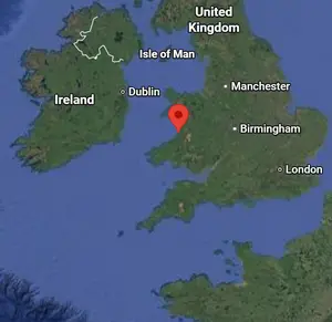 Where is Aberystwyth UK on the world map?