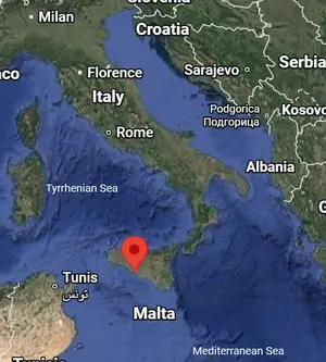 Where is Agrigento (Italy) on the world map?