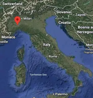 Where is Alessandria (Italy) on the world map?