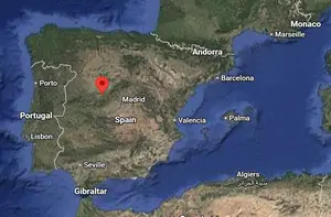 Where is Avila (Spain) on the world map?