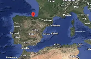 Where is Bilbao (Spain) on the world map?