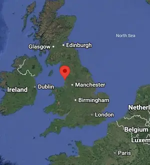 Where is Blackpool UK on the world map?