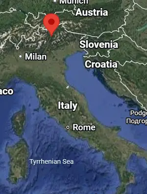 Where is Bolzano (Italy) on the world map?