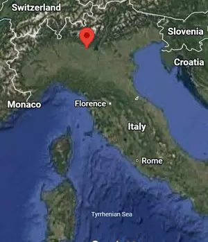 Where is Brecia (Italy) on the world map?