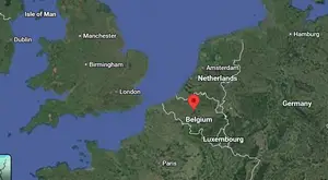 Where is Brussel on the world map?
