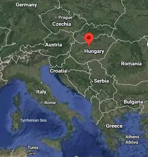 Where is Budapest on the world map?
