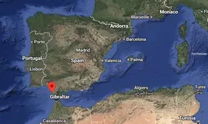 Where is Cadiz (Spain) on the world map?