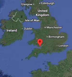 Where is Cardiff on the world map?