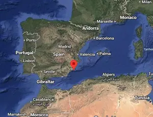 Where is Cartagena (Spain) on the world map?