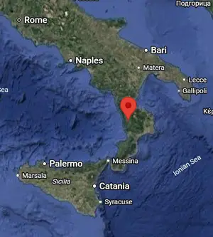 Where is Cosenza (Italy) on the world map?