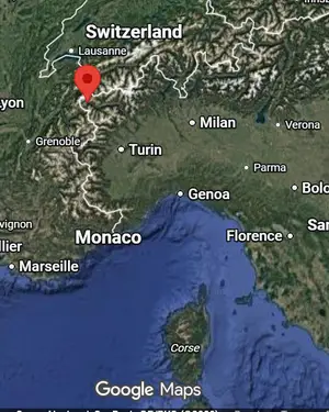 Where is Courmayeur (Italy) on the world map?