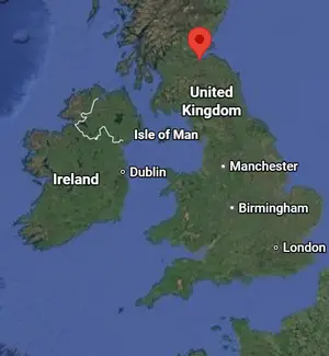 Where is Edinburgh on the world map?