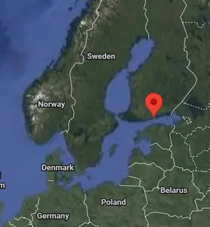 Where is Helsinki on the world map?