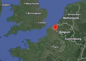 Where is Lille (France) on the world map?