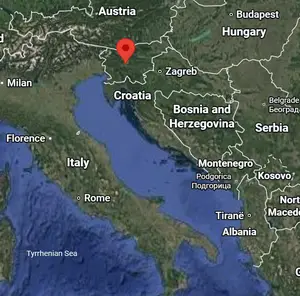 Where is Ljubljana on the world map?