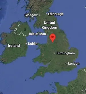 Where is Manchester on the world map?