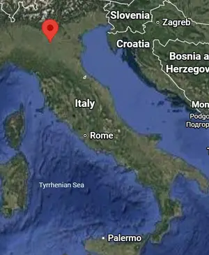 Where is Mantova (Italy) on the world map?