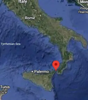 Where is Messina (Italy) on the world map?