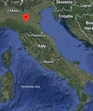 Where is Modena (Italy) on the world map?