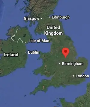 Where is Nottingham on the world map?