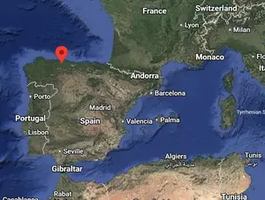 Where is Oviedo (Spain) on the world map?