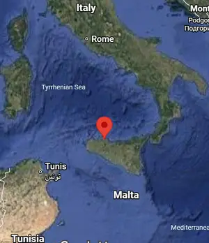 Where is Palermo (Italy) on the world map?