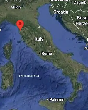 Where is Pisa (Italy) on the world map?