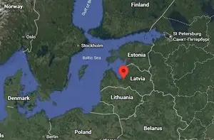 Where is Riga on the world map?