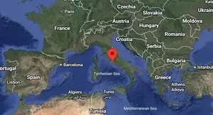 Where is Rome on the world map?