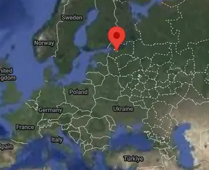 Where is Saint Petersburg (Russia) on the world map?