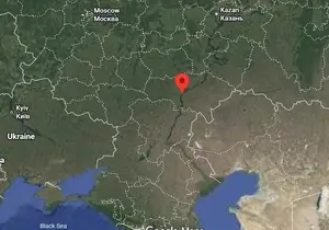 Where is Saratov (Russia) on the world map?
