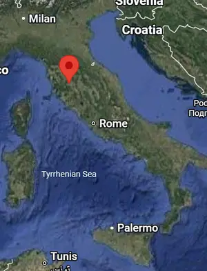 Where is Siena (Italy) on the world map?