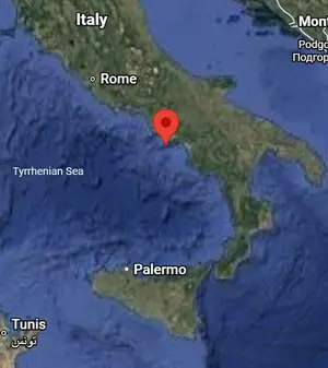 Where is Sorrento (Italy) on the world map?