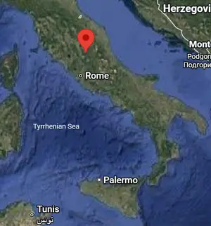 Where is Spoleto (Italy) on the world map?