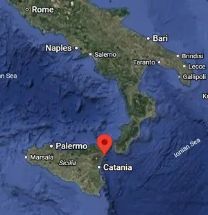 Where is Taormina (Italy) on the world map?
