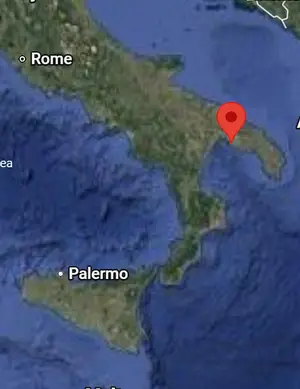 Where is Taranto (Italy) on the world map?