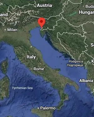Where is Trieste (Italy) on the world map?