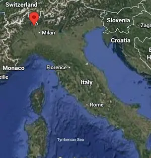 Where is Vareze (Italy) on the world map?